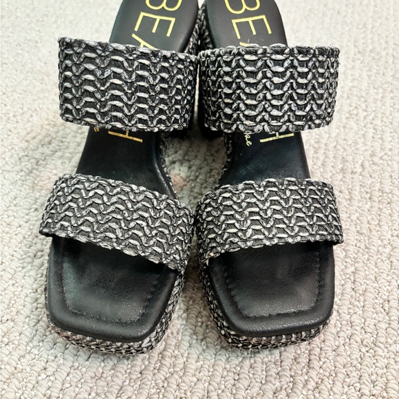 Coconuts by Matisse Black and White Platform Shoes - Picture 2 of 3